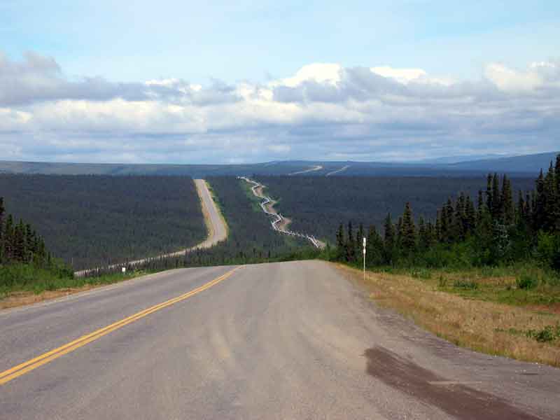 Pipeline and the Haul Road