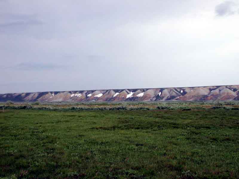 painted cliffs