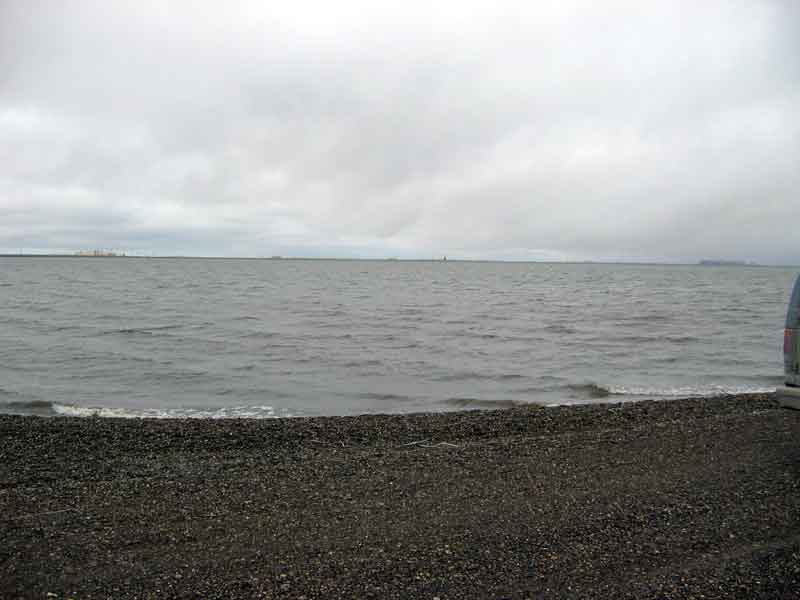 Looking back over the Arctic ocean