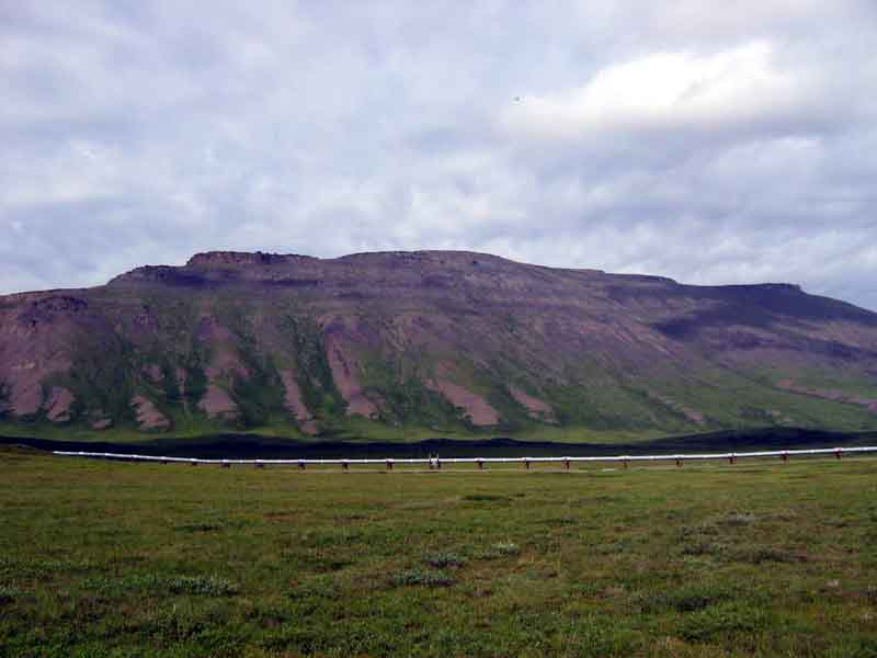 Beautiful scenery, ugly road