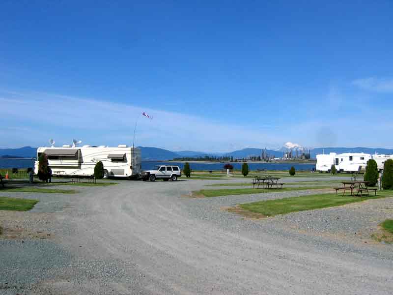 Camping on Fidalgo Bay