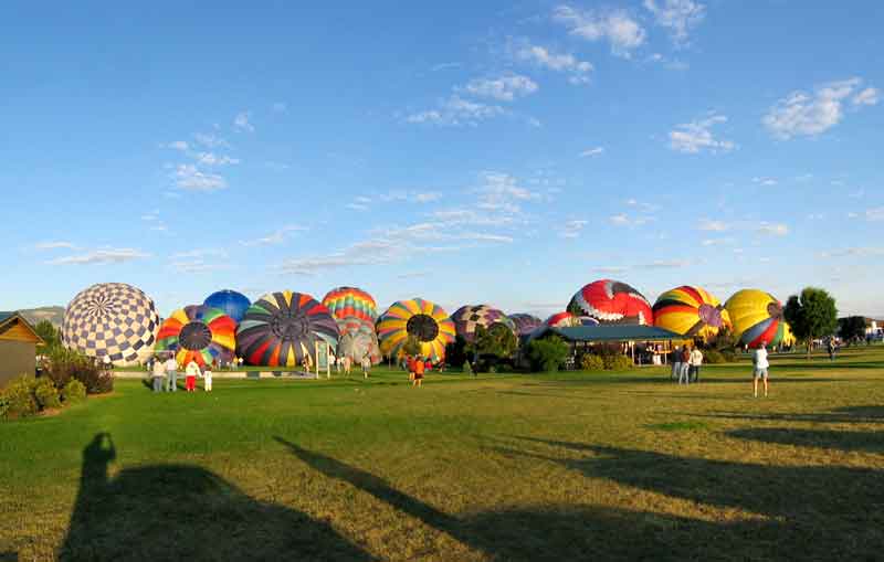 Morning mass takeoff