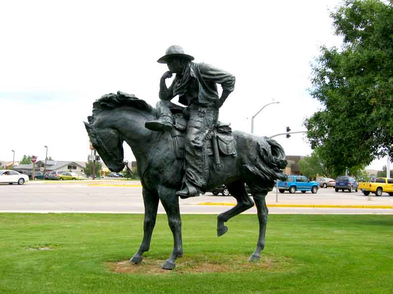 Cowpoke on the Bronze Roundup