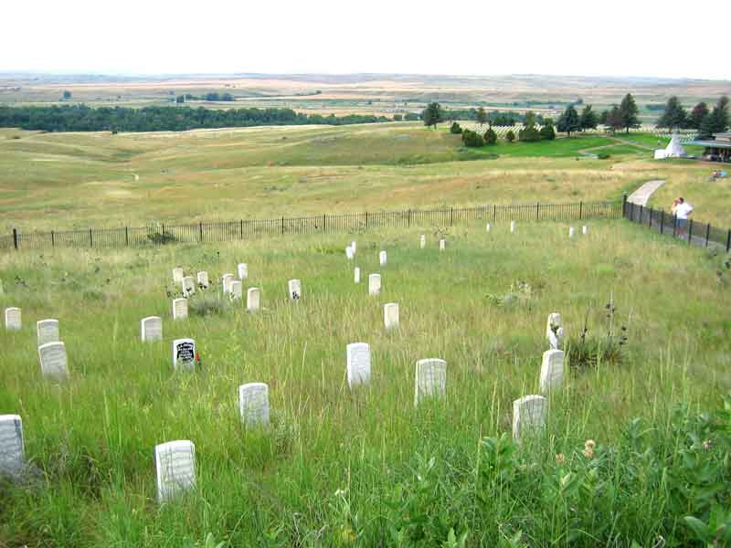 Markers of where individuals were found