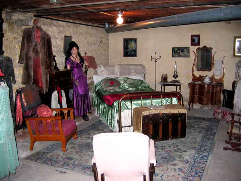 Madem's quarters in the underground