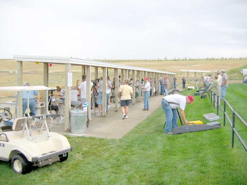 The range at the balloon shoot