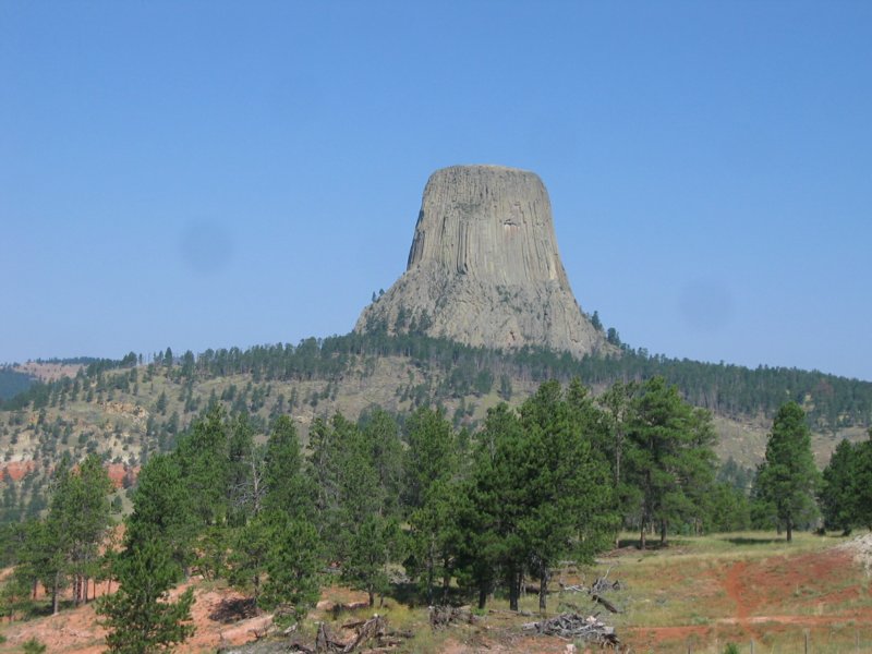 Devils Tower, north of Sundance