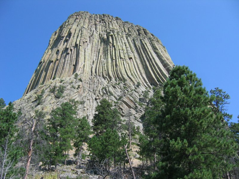 Devils Tower from trail around base