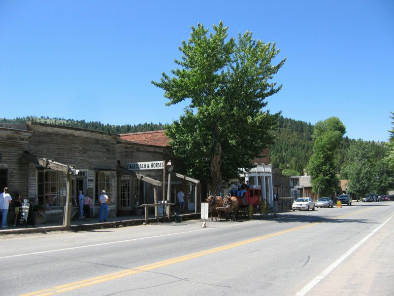 Stage coach building