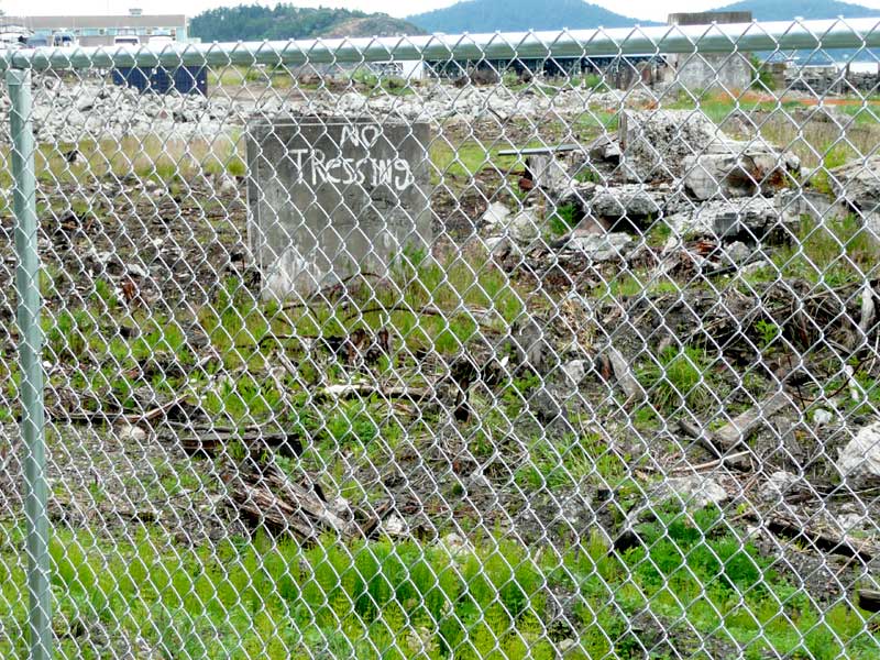 Site of old plywood mill