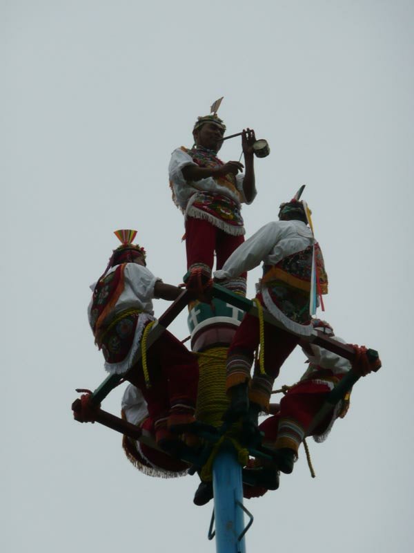 Five at the top of the pole