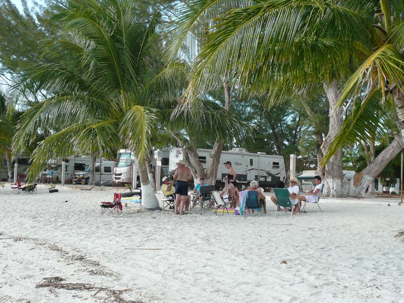 On the beach