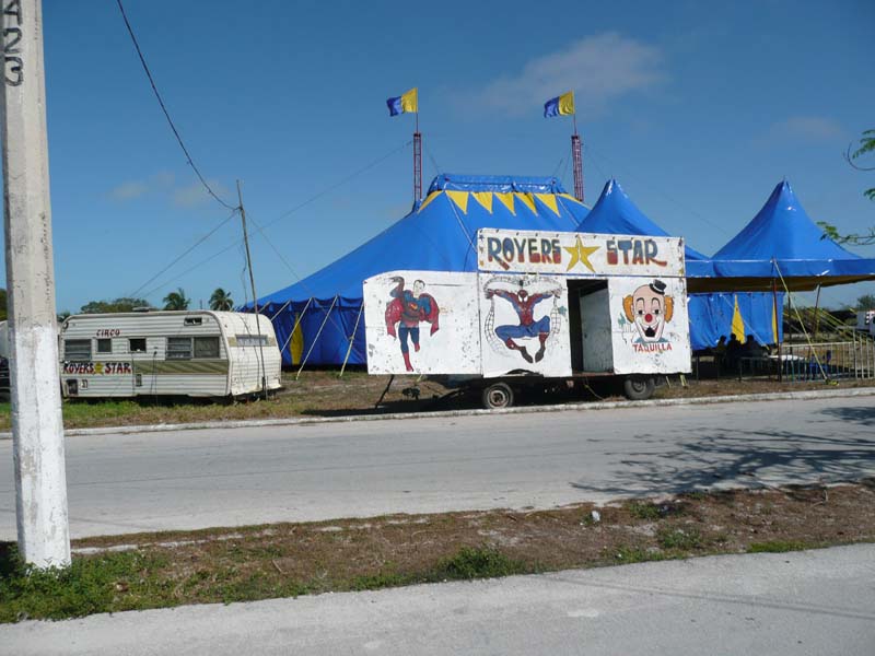 A circus is in town