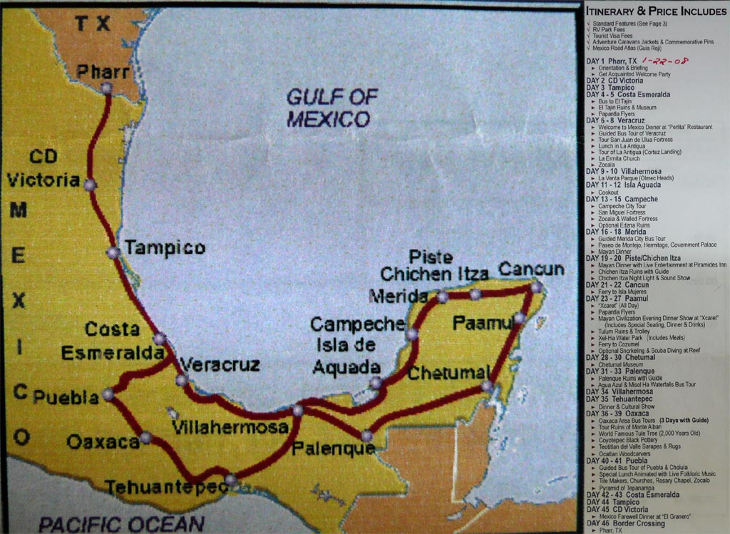 Route and schedule