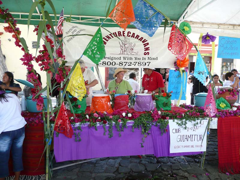 Adventure Caravan booth