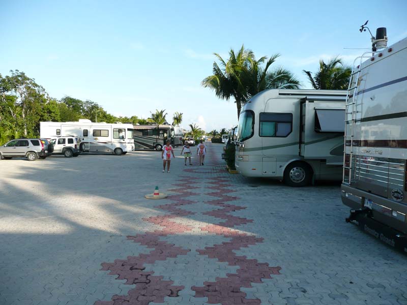 Xel-Ha RV parking lot