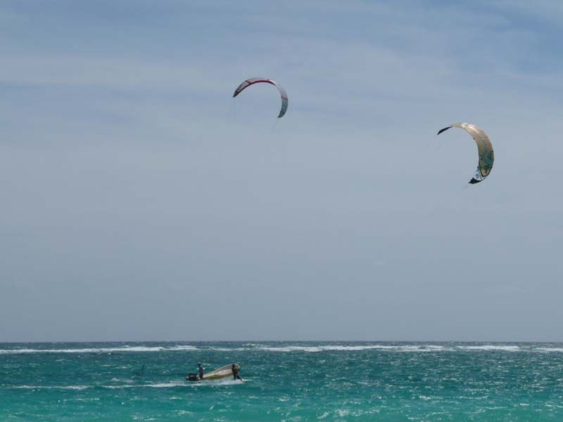 Kite boarding