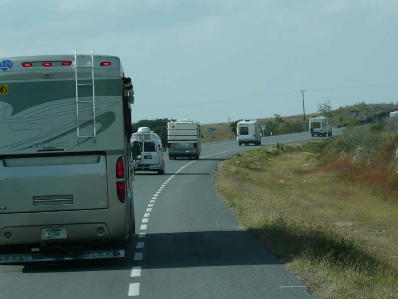 Caravaning in Mexico