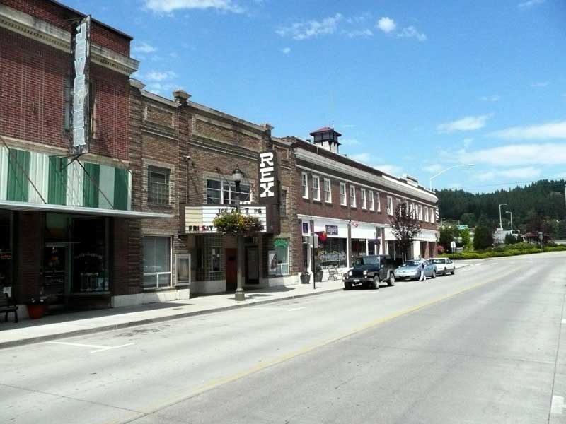 Main street, Bonners Ferry