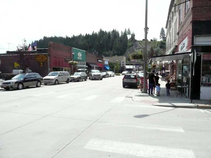 Main street, Bonners Ferry